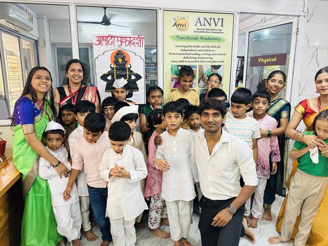 Festival celebration with the whole Anvi family