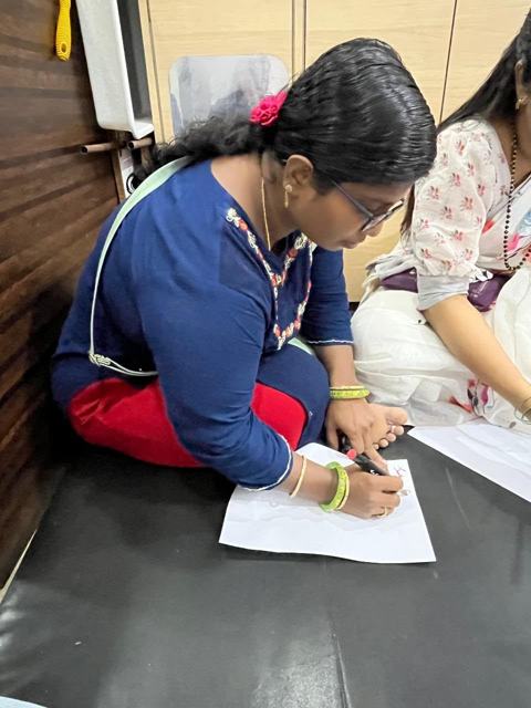 Filling in an assessment