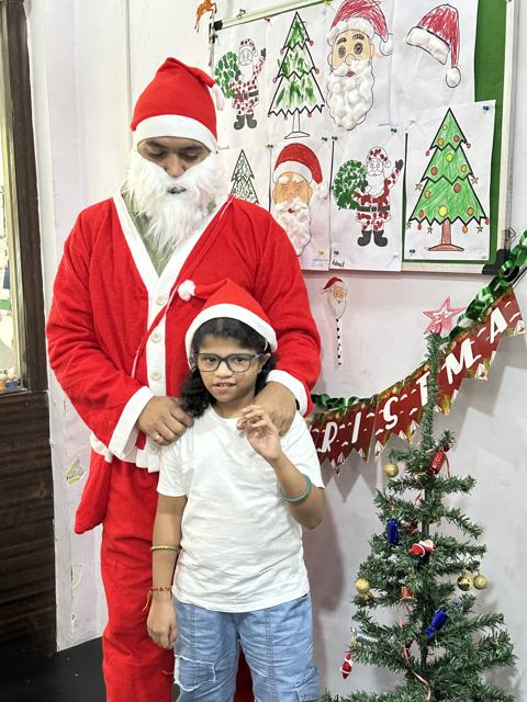 A Christmas visit from Santa