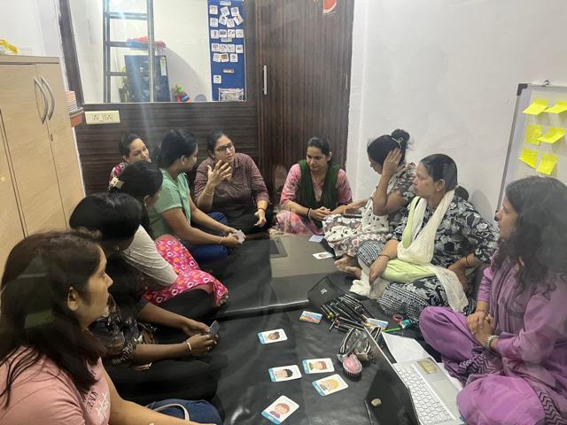Parents sharing and learning together