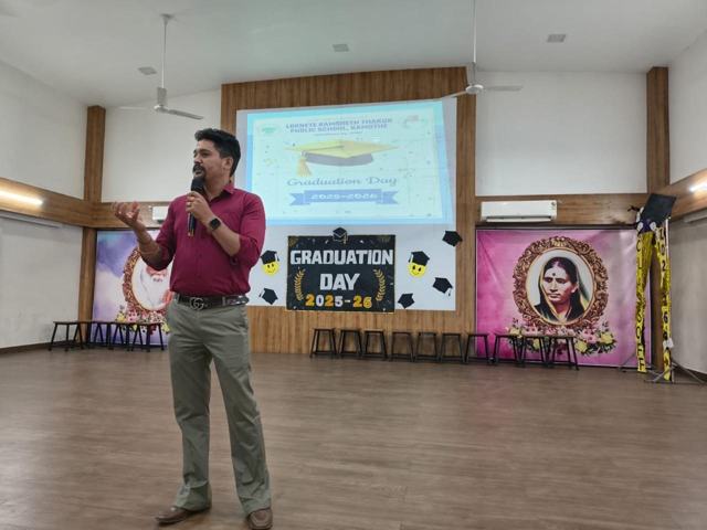 School Awareness programme — talking to students and parents