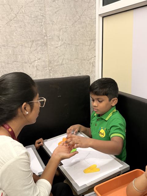 One-to-one special education with a teacher